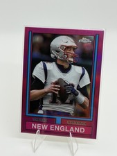 2024 Topps Chrome - 1974 Topps Football Tom Brady #74TF-16 Pink Refractor