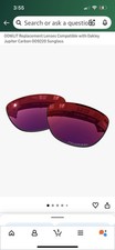 OOWLIT Optics Polarized Mirrored Lenses for Oakley Jupiter Carbon 009220 PR