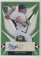 2021 Leaf Valiant Maddux Bruns #BA-MB1 Auto qf8
