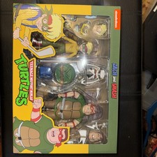 New NECA TMNT Zach and Smash 2 Pack Teenage Mutant Ninja Turtles Action Figure