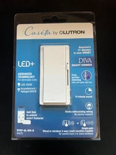 Lutron DIVA Caseta Smart LED+ Dimmer DVRF-6L-WH-R