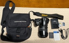 Nikon D3100 DSLR Camera Sigma 18-250mm OS HSM Lens Charger Battery SD Cards