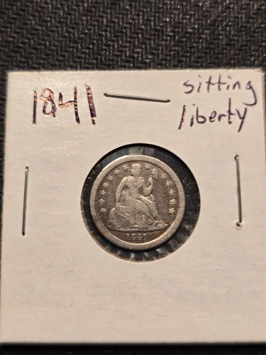 1841 Seated Liberty Silver Dime