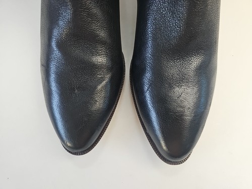 Women's Cole Haan Grand Black Ankle Booties Zippered Size 8B - Picture 4 of 14