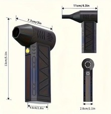 Electric Air Duster-Mini Blower Turbo Fan for PC, Toys and Car