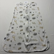Halo Sleepsack Baby Size M 6-12 M White Animal Print