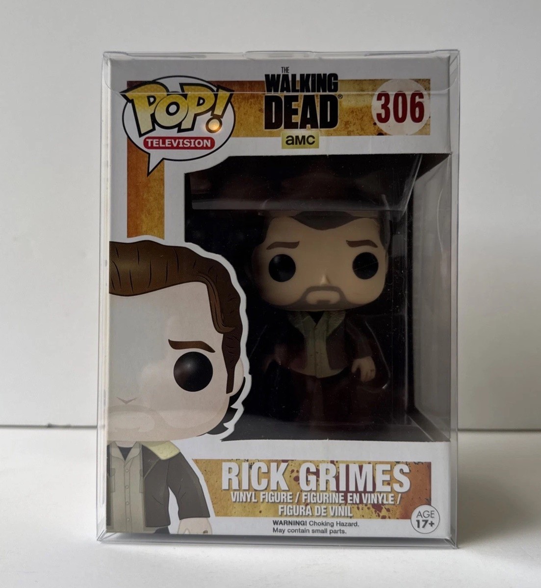 Funko POP The Walking Dead 306 Rick Grimes in Soft Protector | eBay