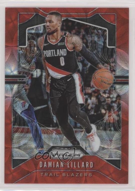 2019-20 Panini Prizm Choice Red Prizm 2/88 Damian Lillard #112 08jk