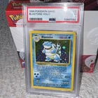 1999 POKEMON BASE SET #2/102 BLASTOISE HOLO PSA 7