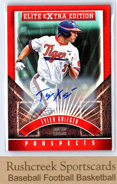 2015 Panini Elite Extra Edition #125 Tyler Krieger Auto Autographed Prospects