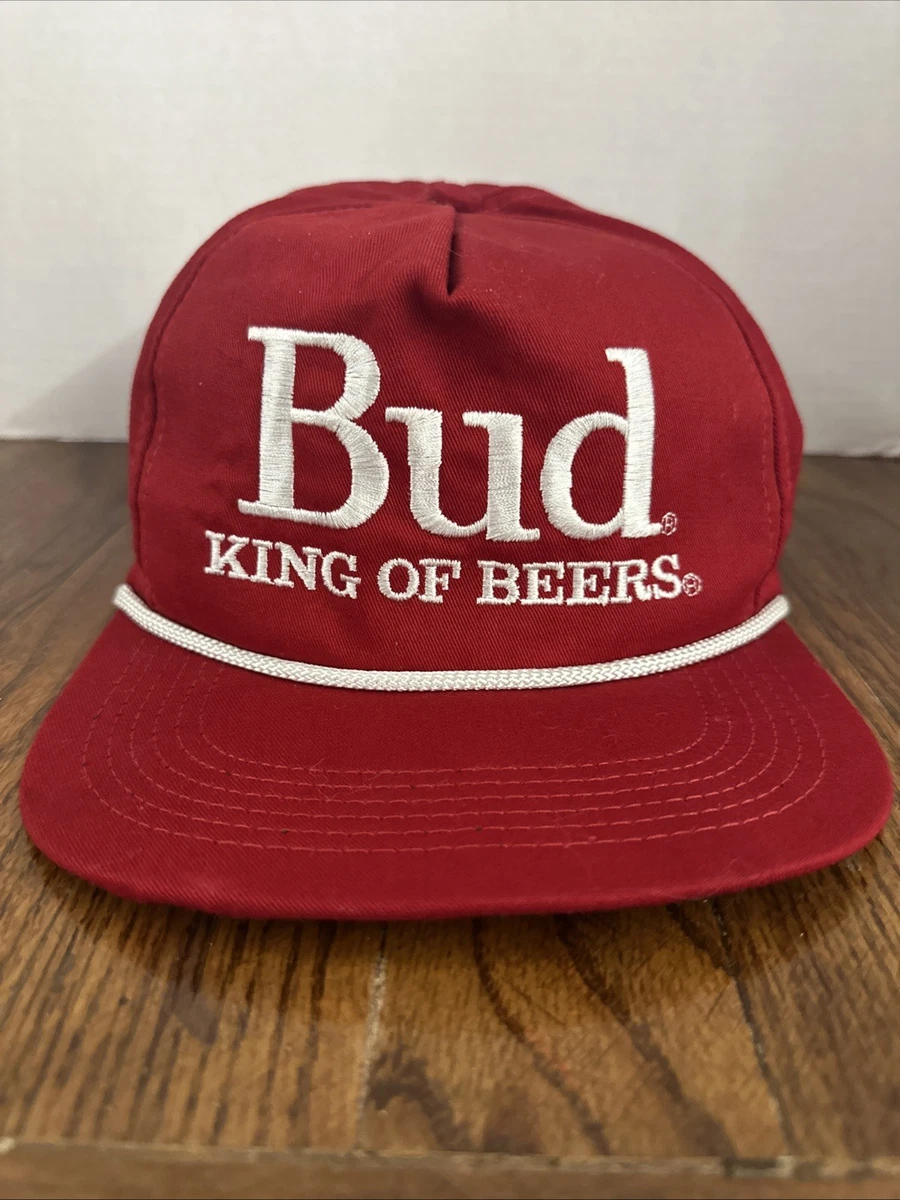 Casquette Snapback Vintage Budweiser King Of Beers - Rouge USA - Occasion