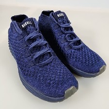 Nobull Diamond Knit Runner Running Shoes Navy Blue M 9 W 10.5 Gym Training