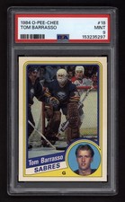 1984 OPC #18 TOM BARRASSO ROOKIE CARD PSA 9 MINT. rookie card picture