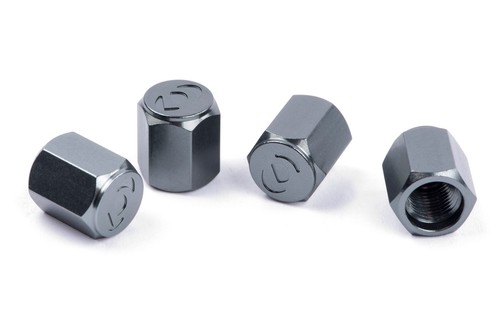 Dinan D757-0008 Valve Stem Caps Gunmetal Set of 4