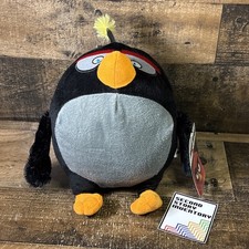 Rovio Angry Birds Plush Bomb Black Bird Stuffed Animal Toy Factory Plush 2019