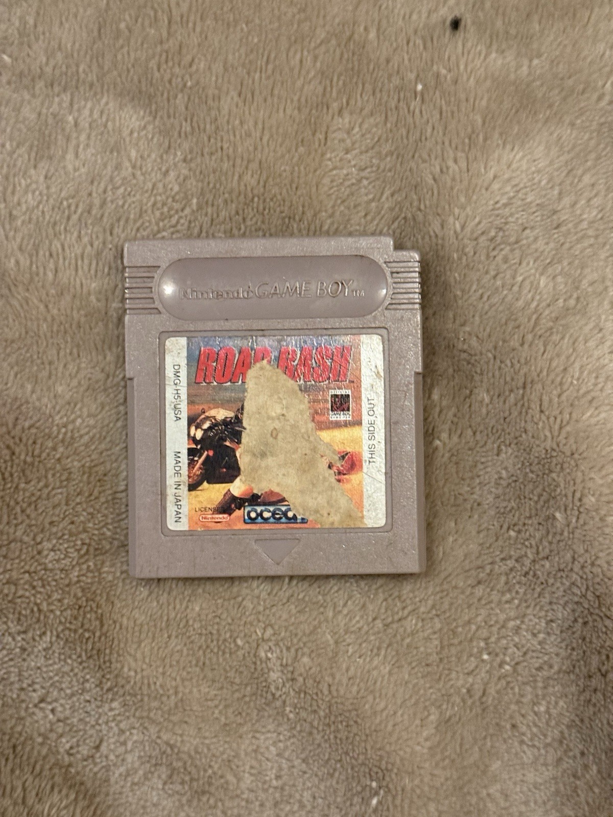 Road Rash Gameboy Road Rash (Nintendo Gameboy, 1996) Cartridge Only Authentic OEM Tested ...