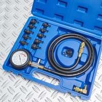 Datona ÖLdrucktester 13-Teilig ÖLdruck Test Set Bis 10 Bar + Adaptern 90°