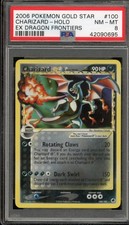 Pokemon Charizard Gold Star Holo EX Dragon Frontiers 100/101 PSA 8