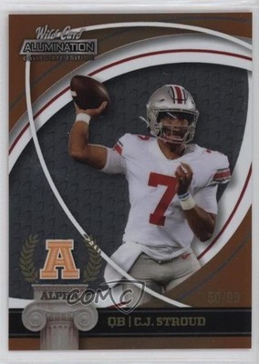 2021 Alumination NIL Collegiate Edition Alpha Orange 50/99 CJ Stroud #ANA-4 o7m