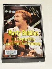 Marty Robbins His Greatest Hits and Finest Performances Cassette Tape 1R19