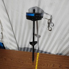 Lixit Bracket Stake Retractable Leash Tie Outs for Medium Dogs 25-80 Pounds 20ft