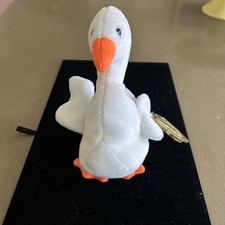 TY Beanie Baby  Gracie  The Swan Plush with Original Tags Retired 1996