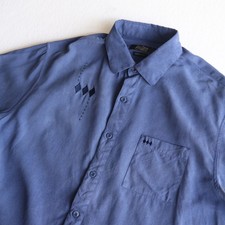 Nat Nast Luxury Originals 100 Silk Bowling Shirts Men's Large Flawed As-Is
