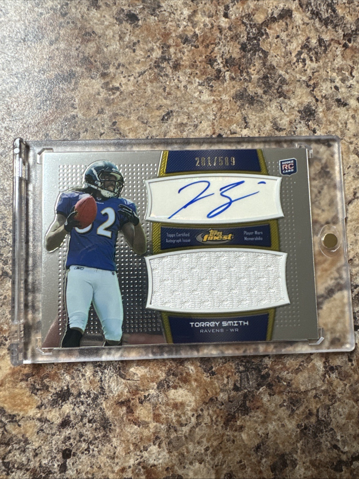 2011 Topps Finest - Torrey Smith  RPA/589