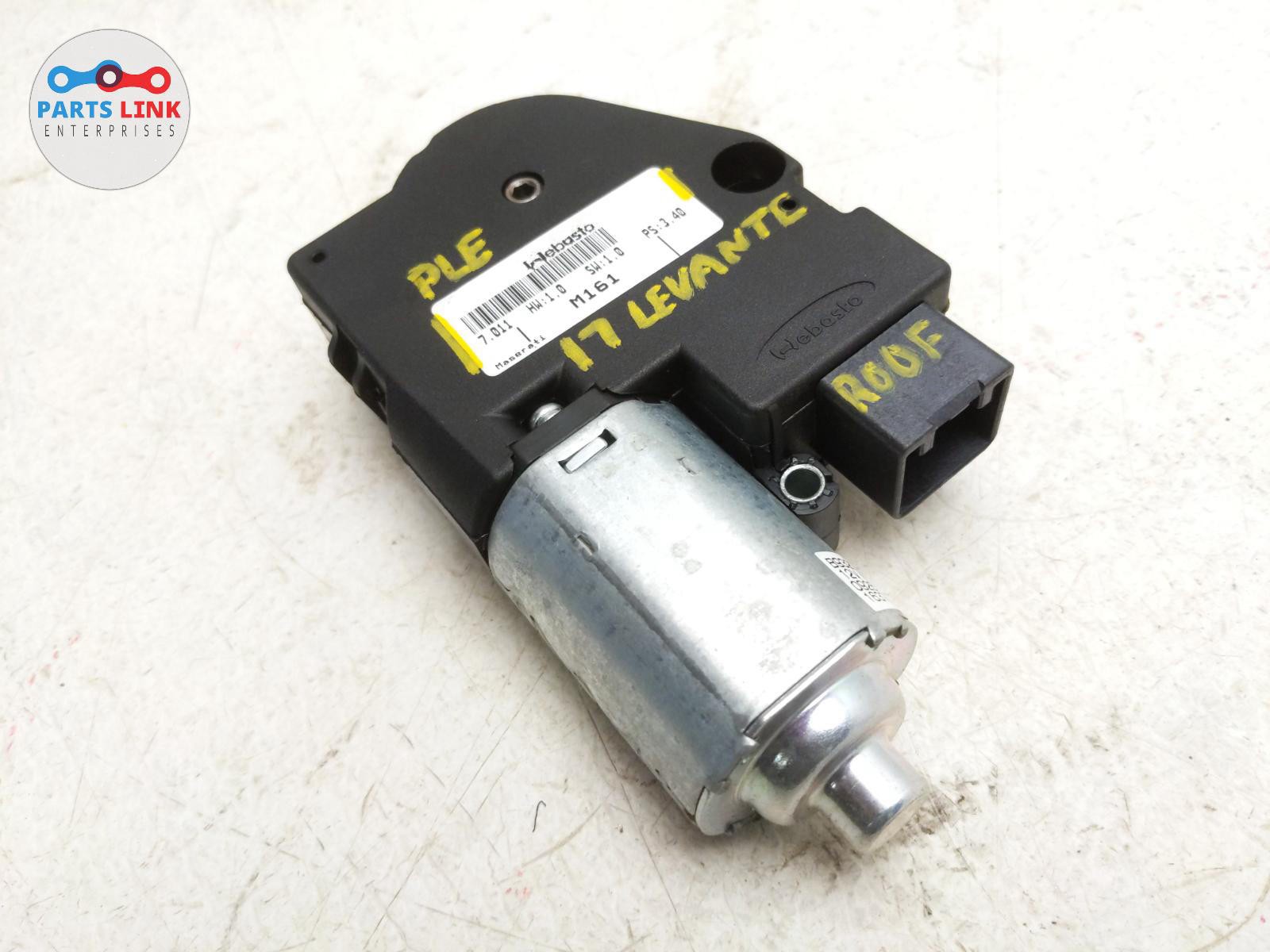 2017-2020 MASERATI LEVANTE SUN ROOF MOON GLASS SHADE MOTOR SLIDE OPEN GEAR M161