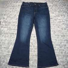 Lucky Brand Stevie Jeans Womens 16 High Rise Flare Stretch 36x32 NWT