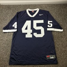 Penn State Nittany Lions Sean Lee #45 Football Jersey Nike Blue Mens Small