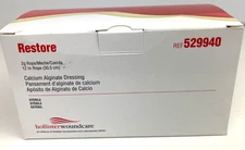 Restore Calcium Alginate Dressing 12'' Rope Box of 5 #529940  6-02-2028