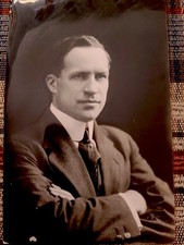 RILEY HERN 1927 NHL NHA HOCKEY PHOTO GOALIE 1910 C56 C55 LEGEND RICE STUDIO RARE