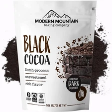 Black Cocoa Powder (8 oz) Bake the Darkest Chocolate Baked Goods, 8 Ounce 