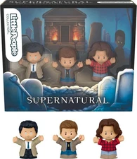 Little People Collector Supernatural TV Show Special Edition Set, 3 Figures f...