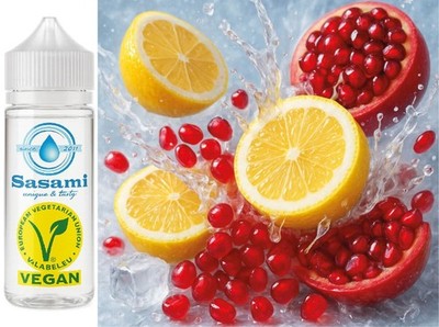Pome-Zing - Granatapfel Zitrone Ice Aroma Konzentrat - Vegan - Sasami - 10ml