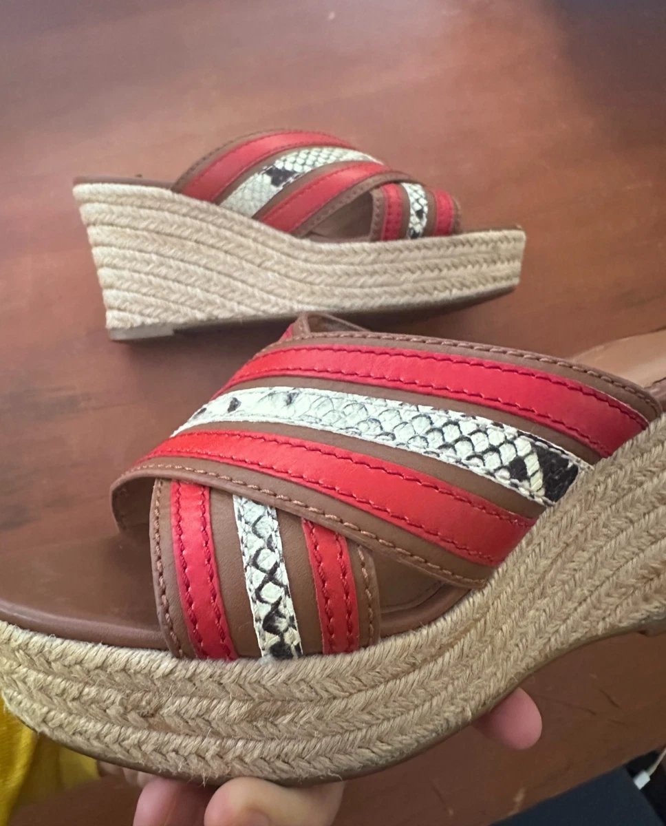 Coach Open Toe Red Sandals for Women for sale | eBay