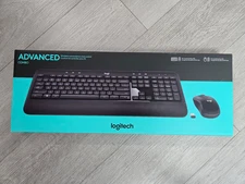 NEW SEALED Logitech Advanced Combo Wireless Keyboard and Mouse 920-008701