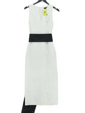 Karen Millen Maxi Dress UK6 in White