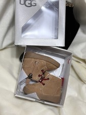 NIB Ugg 10971141 Chestnut Brown Suede Kristjan Chukka Baby Booties Sz 01 XS
