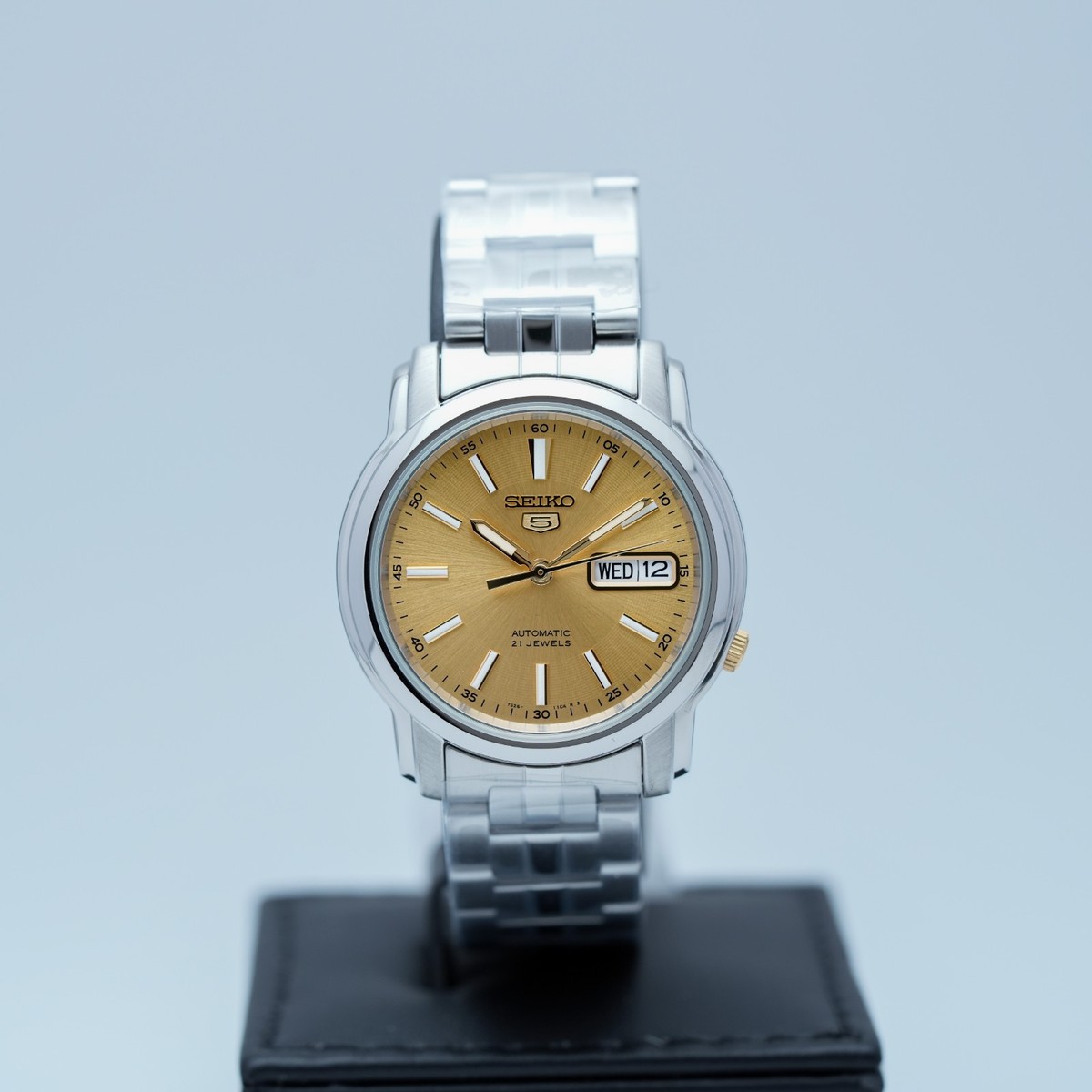 Seiko 5 Automatic 21 Jewels SNKL81K1 37mm Date New Men Watch | eBay