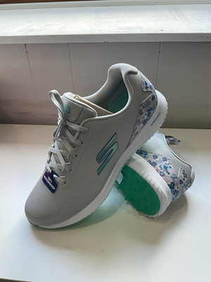 Skechers Women Go Golf Max Shoes UK Grey/Multi UK
