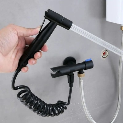 Bidet Brause Edelstahl Handbrause WC Hand Duschkopf Intim Hygiene Dusche Bad Kit