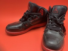 Nike Air Jordan 1 Flight 2 Black Red Sneakers Shoes Youth Size 6Y