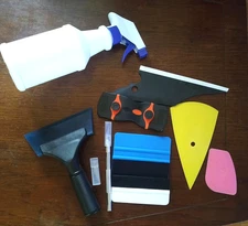 9 Pcs Vehicle Car Window Tint Application Tools Kit Glass Protective Film Instal