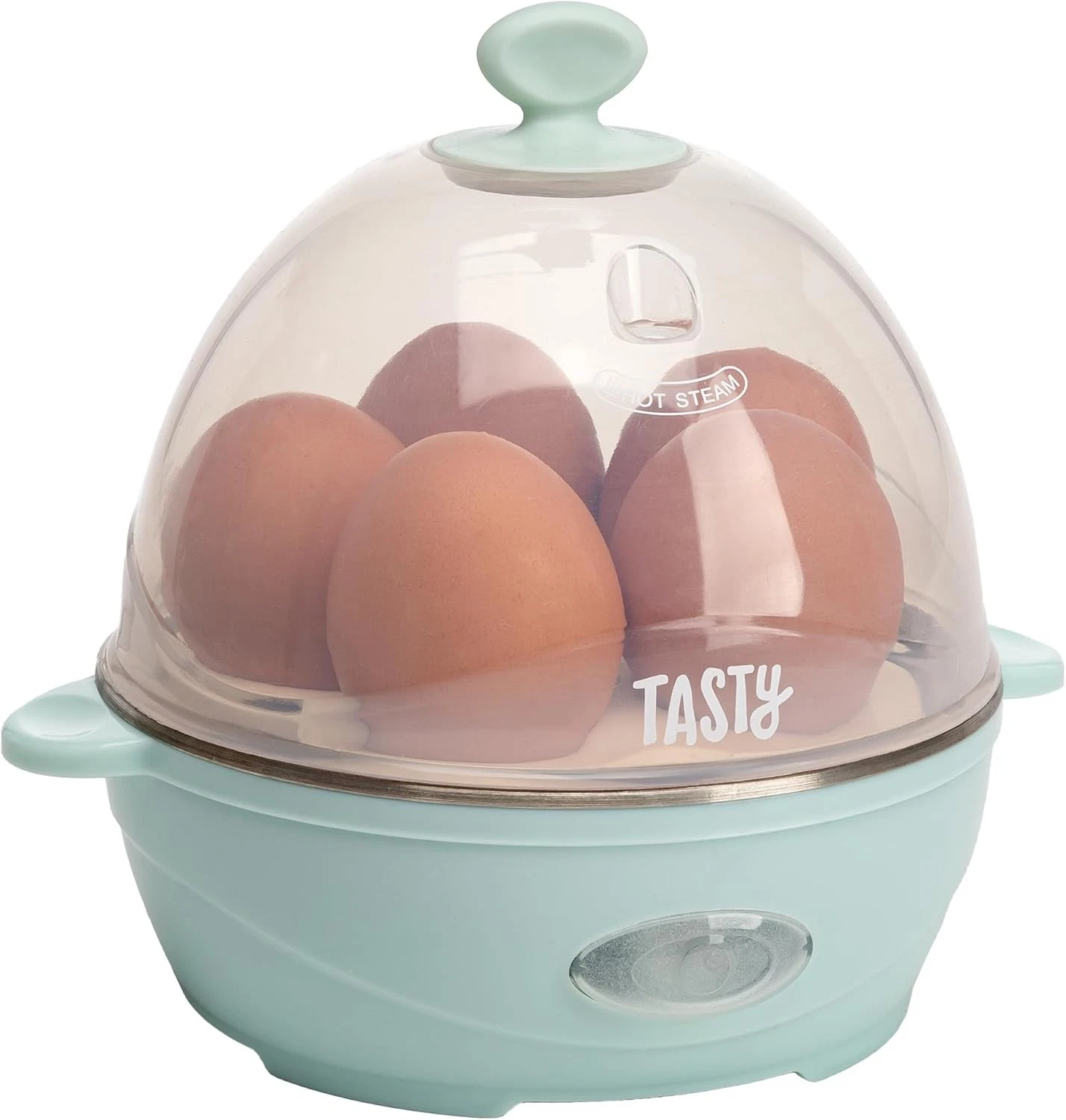 Mini Rapid Egg Cooker 5-Egg Capacity Perfect Hard Boiled Eggs/Omelets Auto Shut