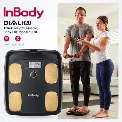 InBody H20N Dial W Smart Scale BLUETOOTH Fat & Muscle Composition Black -USED