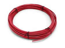 THHN / Building Wire - Red Jacket - 10 Gauge Solid Copper UL UV - 25 Ft