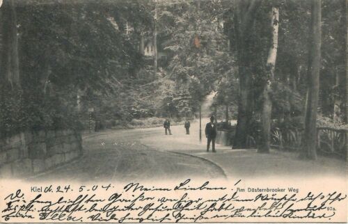 99- Litho Kiel Am Düsternbrooker Weg 1904 - Bild 1 von 2
