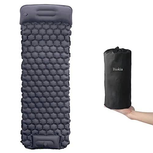 Biokia Sleeping Pad Lightweight Inflatable Sleeping Pad for Camping 75''X25''...